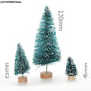 1/3/6 Stück Miniatur-Weihnachtsbaum, kleiner künstlicher Sisal-Schnee-Landschafts-Baum für Weihnachtsbastelarbeiten, Tischdekoration