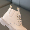 Autumn Winter Kids Boots Warm Plush Boys Toddler Girls Boots Fashion Leather Children Casual Shoes Boys Girls Boots for Kids