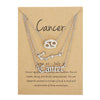 3Pcs/set 12 Zodiac Sign Necklace For Women 12 Constellation Pendant Chain Choker Birthday Jewelry With Cardboard Card
