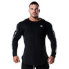 Men Bodybuilding Long Sleeve Shirt Male Casual Fashion Skinny T-Shirt Gym Fitness Workout Tees Tops Running Quick Dry Clothing