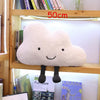 Riesiges Wolkenkissen im neuen Kawaii-Stil, weiches Plüschkissen, Wolken-Plüschtier mit Lächeln für Kinder, Babys, Mädchen, schönes Geschenk