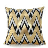 European Classical Bronzing Gold Foil Cushion Decorative Pillow Golden Leaves Home Decor Sofa Throw Pillow Almofadas Decorativas