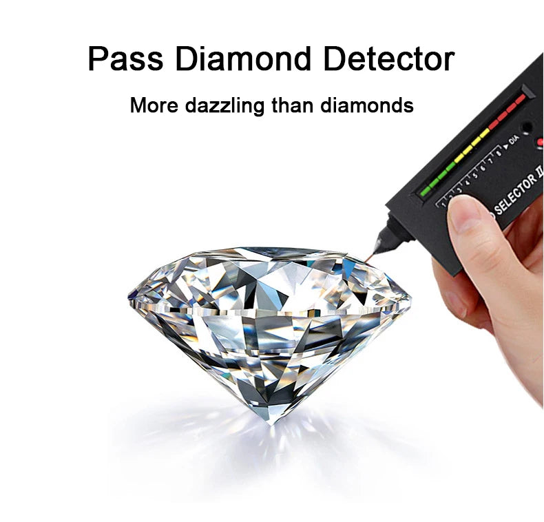 100% Moissanite Rings 1CT 2CT 3CT Brilliant Diamond Halo Engagement Rings For Women Girls Promise Gift Sterling Silver Jewelry