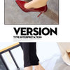 HOT Plus Size 34-44 HOT Women Shoes Pointed Toe Pumps Patent Leather Dress High Heels Boat Shoes Wedding Shoes Zapatos Mujerd76