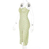 Hugcitar 2025 Sleeveless Satin Slip Floral Ruched Bandage Cut Out Maxi Dress Summer Women Fashion Sexy Party Club Robe Kpytomoa