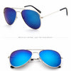 Classic Aviation sunglasses For Boy And Girl Colorful Mirror Pilot Sun Glasses Children Sunglasses Kids Sunglasses Eyewear