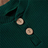 2Pcs Unisex Baby Summer Outfits Suit Solid Color Ribbed Casual Short Sleeves Romper+Elastic Waist Shorts for Toddler Infant