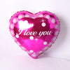 10 Stück 18 Zoll Valentinstags-Heliumballons, „I Love You“ Herzfolienballon, Romantische Hochzeits-Valentinstags-Partydekorationen