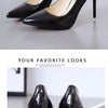 HOT Plus Size 34-44 HOT Women Shoes Pointed Toe Pumps Patent Leather Dress High Heels Boat Shoes Wedding Shoes Zapatos Mujerd76
