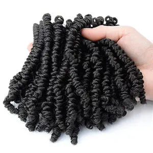 Bob Spring Twist Hair Vorgeflochtene Häkelzöpfe 6 Zoll Synthetisches kurzes Passion Twist Haar vorgeflochten von Flyteng