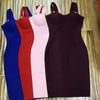 Women Summer Fashion Sexy V Neck Backless Button Red Black White Bodycon Bandage Dress 2022 Designer Evening Party Dress Vestido
