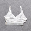 BEAUKEY Sexy Short Metalic HL Bandage Crop Top Women Vest Gold Silver  XL Camis Bodycon Club Party Tank Top  Wholesale