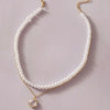 YWZIXLN 2021 Trend Elegant Jewelry Wedding Big Pearl Necklace For Women Fashion White Imitation Pearl Choker Necklace N0179