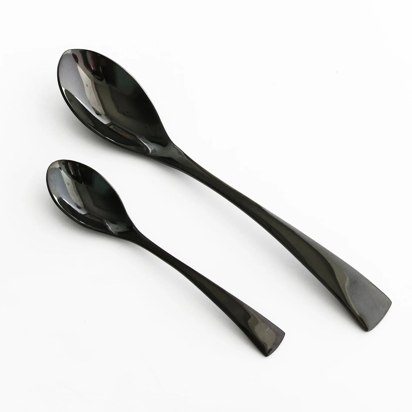 24-teiliges Edelstahl-Besteckset, Esslöffel Gabel Messer Besteckset Tafelbesteckset für 4 oder 6 Personen