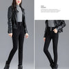 Thermal Winter Thick Fleece High-waist Warm Skinny Jeans Thick Women Stretch Button Pencil Pants Mom Casual Velvet Jeans
