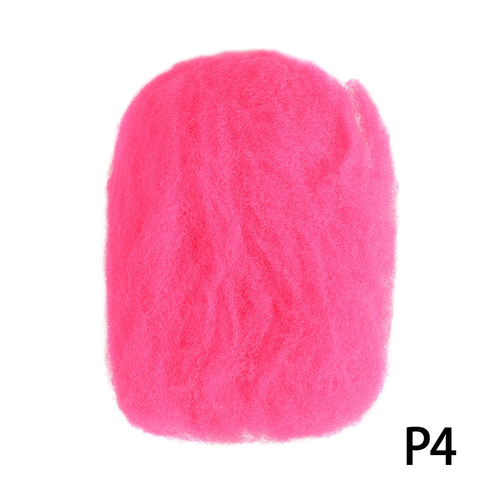 For Junky Curl Afro kinky Curly Synthetic Braiding Hair Extensions For DIY Good Omens 50g/pcs For Dreadlocks Twist Braids Hair