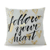 European Classical Bronzing Gold Foil Cushion Decorative Pillow Golden Leaves Home Decor Sofa Throw Pillow Almofadas Decorativas