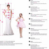 3D-Spitzen-Hochzeitskleider 2025 schulterfrei weiße Brautkleider mit abnehmbarer Schleppe Applikationen Hochzeitskleid individuell anpassbar