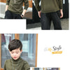 boys Plus velvet Warm turtleneck sweater Pullovers plush inside Thicken sweaters girls Winter Autumn Knitted Loose jacket 2-10Y