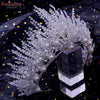 YouLaPan Luxury Bridal Hair Tiara Rhinestone Headband Handmade Wedding Hair Accessories Women Headdress Pageant Headpiece HP398
