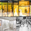 Booma Short Wedding Party Dresses Short Puff Sleeves A-Line Brides Prom Dress for Women Above Knee Bridals Gown Customized