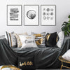 European Classical Bronzing Gold Foil Cushion Decorative Pillow Golden Leaves Home Decor Sofa Throw Pillow Almofadas Decorativas