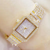 BS Women Watch Famous Luxury Brands Diamond Ladies Wrist Watches Female Small Wristwatch Rose Gold Watch Women Montre Femme 2022