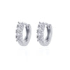 CRMYA Gold Silber gefüllt 16mm 14mm 12mm Blumen baumelnde Ohrringe Zirkonia Creolen für Damen Mädchen Schmuck Großhandel