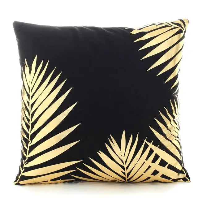 Golden Pineapple & Love  Cushion Decorative Pillows Brozing Gold Pillowcase Home Decor Sofa Throw  Pillows 45*45cm Almofada Luxo