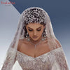 YouLaPan Luxury Bridal Hair Tiara Rhinestone Headband Handmade Wedding Hair Accessories Women Headdress Pageant Headpiece HP398