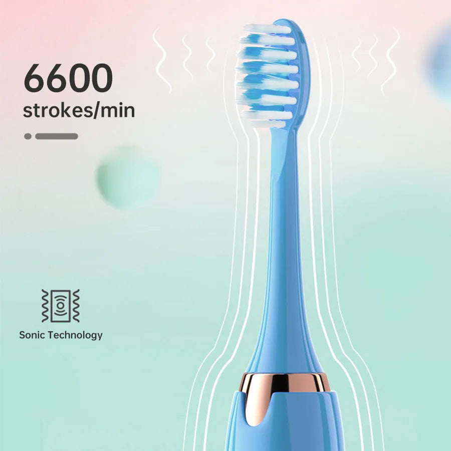 Tongwode Oralreinigungs-Elektrozahnbürsten Langlebige Intelligente Kabellose Wiederaufladbare Automatische Ultraschall-Elektrozahnbürste