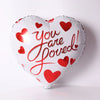 10 Stück 18 Zoll Valentinstags-Heliumballons, „I Love You“ Herzfolienballon, Romantische Hochzeits-Valentinstags-Partydekorationen