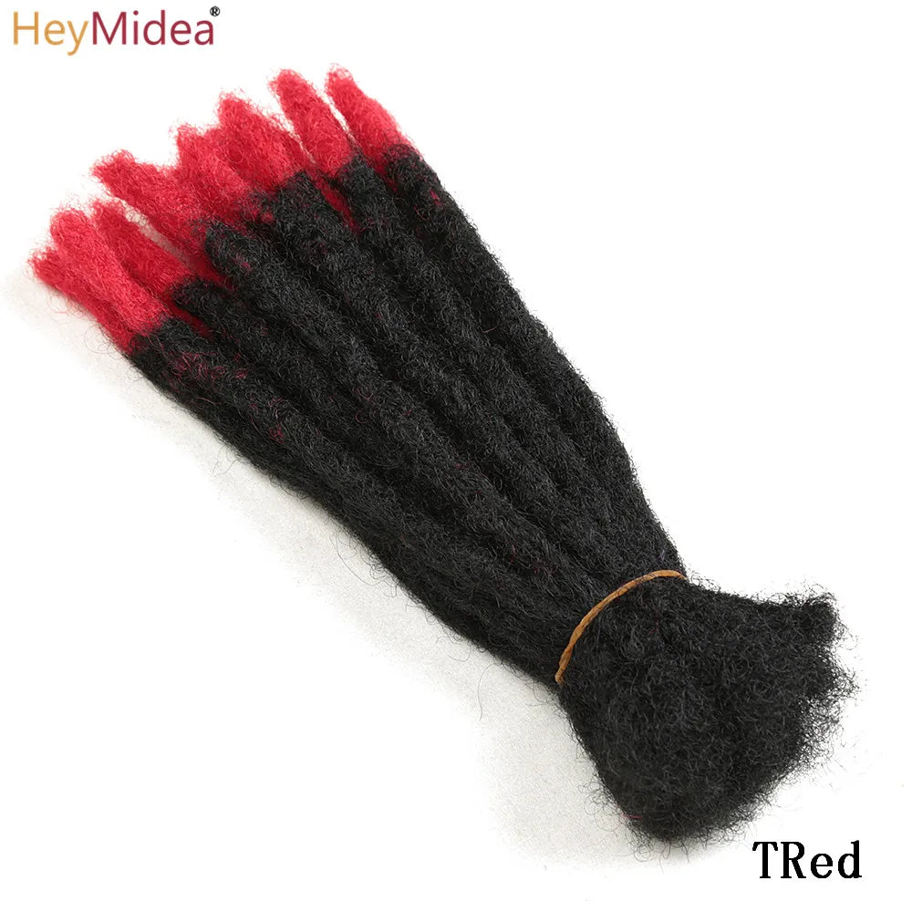 10-Zoll Synthetische Dreadlocks Häkelzöpfe Haare Handgemachte Locs Hip-Hop-Stil Für Männer Und Frauen Ombre Flechtperücke Extensions He
