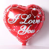 10 Stück 18 Zoll Valentinstags-Heliumballons, „I Love You“ Herzfolienballon, Romantische Hochzeits-Valentinstags-Partydekorationen