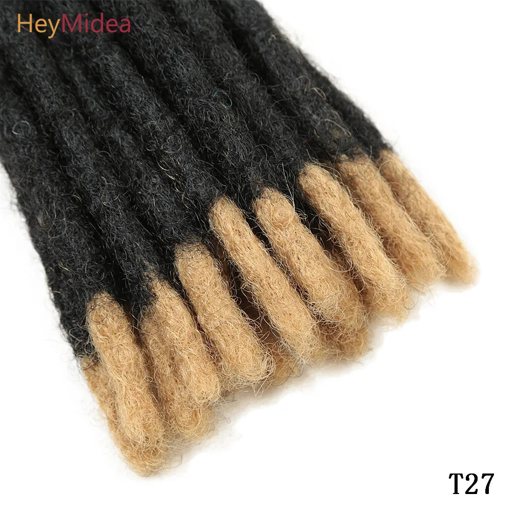 10-Zoll Synthetische Dreadlocks Häkelzöpfe Haare Handgemachte Locs Hip-Hop-Stil Für Männer Und Frauen Ombre Flechtperücke Extensions He