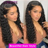 Mongolian Afro Kinky Curly Human Hair Bundles With Closure Deep Curly Hair Weave Bundles With Frontal Closure Hair Extensions