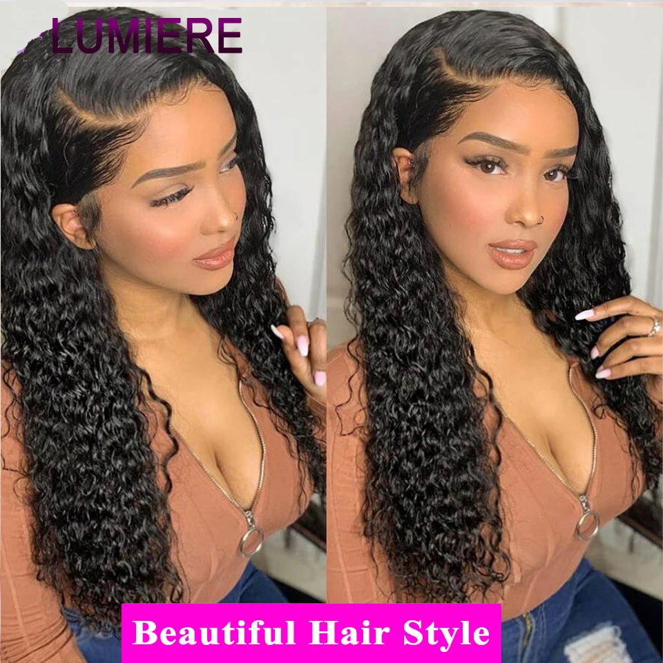 Mongolian Afro Kinky Curly Human Hair Bundles With Closure Deep Curly Hair Weave Bundles With Frontal Closure Hair Extensions