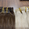 Full Shine Human Hair Extensions Clip in Hair Extensions Human Hair 7PCS 105G Double Weft Hair Extensions Human Hair For Woman