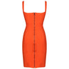 bandage dress summer orange bodycon dresses for women 2022 sexy spaghetti royal blue club celebrity party dress birthday outfit