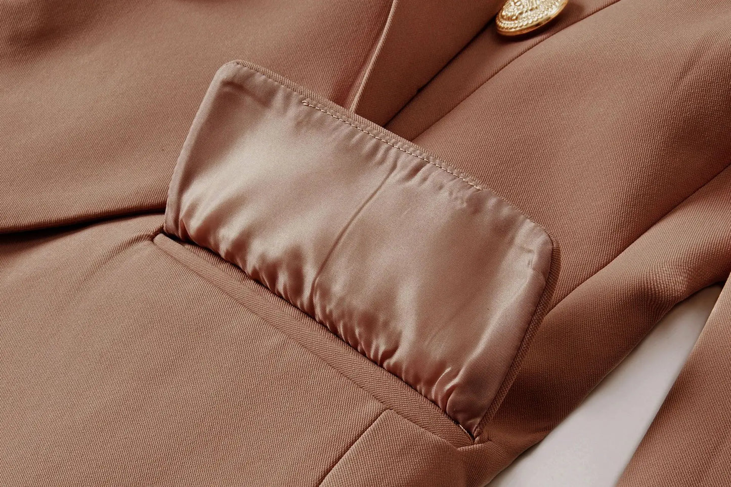 HARLEYFASHION Europäisch Amerikanisch 2021 Frühling Herbst Slim Doppelreiher Damen Blazer OL Unifarbener Hochwertiger Anzug Blazer XXL
