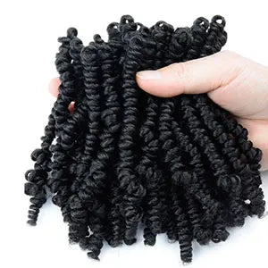 Bob Spring Twist Hair Vorgeflochtene Häkelzöpfe 6 Zoll Synthetisches kurzes Passion Twist Haar vorgeflochten von Flyteng