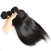 Lockiges Echthaar-Bundles mit Closure, kurzes indisches Echthaar-Bundles mit kreisförmigem Closure
