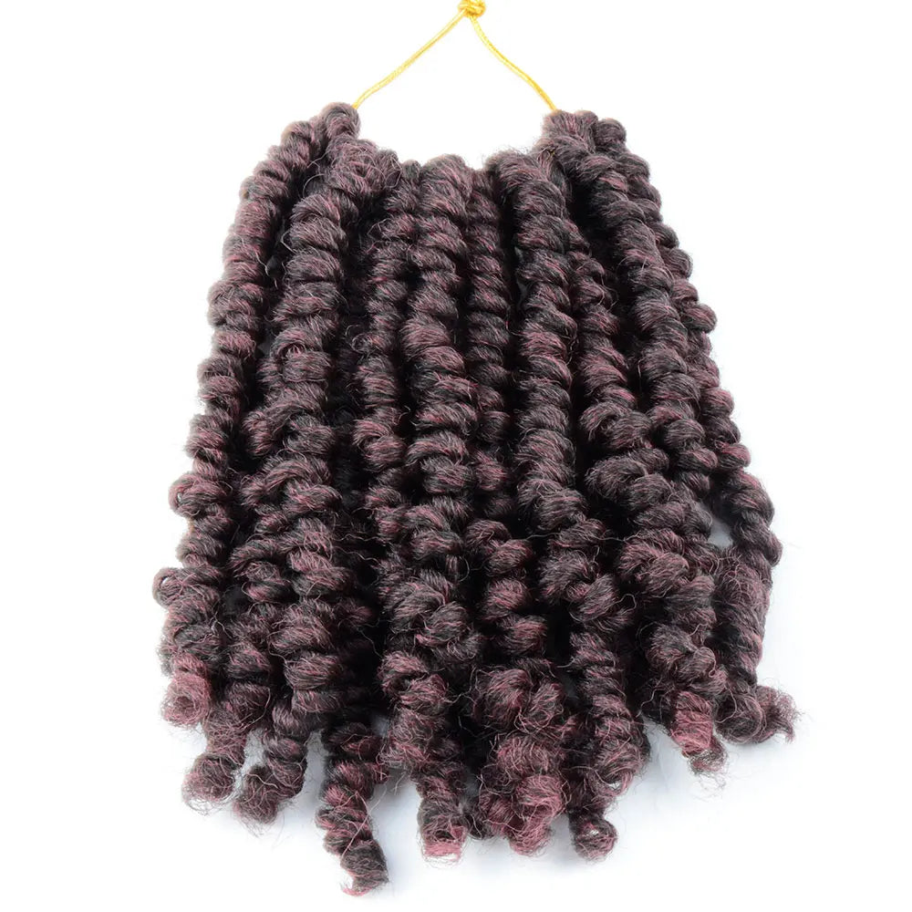 Bob Spring Twist Hair Vorgeflochtene Häkelzöpfe 6 Zoll Synthetisches kurzes Passion Twist Haar vorgeflochten von Flyteng