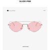 Randlose Diamant-Sonnenbrille Quadratisch Damen Herren Retro-Sonnenbrille Designerbrille UV400 Shades Oculos Weibliche Gafas