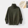 boys Plus velvet Warm turtleneck sweater Pullovers plush inside Thicken sweaters girls Winter Autumn Knitted Loose jacket 2-10Y