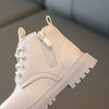 Autumn Winter Kids Boots Warm Plush Boys Toddler Girls Boots Fashion Leather Children Casual Shoes Boys Girls Boots for Kids