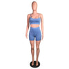 two piece set women two pieces outfits summer clothes crop top shorts 2 piece set women  summer clothing wholesale