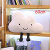 Riesiges Wolkenkissen im neuen Kawaii-Stil, weiches Plüschkissen, Wolken-Plüschtier mit Lächeln für Kinder, Babys, Mädchen, schönes Geschenk
