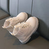 Autumn Winter Kids Boots Warm Plush Boys Toddler Girls Boots Fashion Leather Children Casual Shoes Boys Girls Boots for Kids