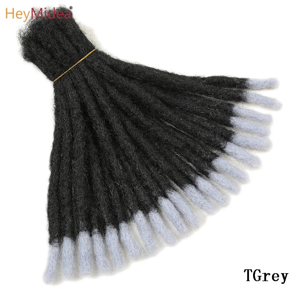 10-Zoll Synthetische Dreadlocks Häkelzöpfe Haare Handgemachte Locs Hip-Hop-Stil Für Männer Und Frauen Ombre Flechtperücke Extensions He